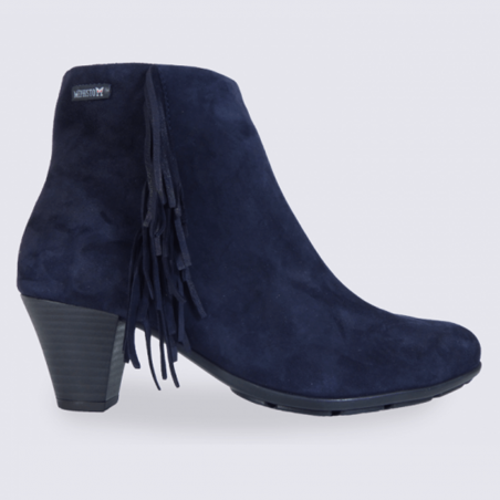 Bottines Mephisto, bottines à franges femme en cuir