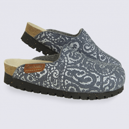 Mules pour femme Mephisto mobils gris Mules pour femme Mephisto mobils gris