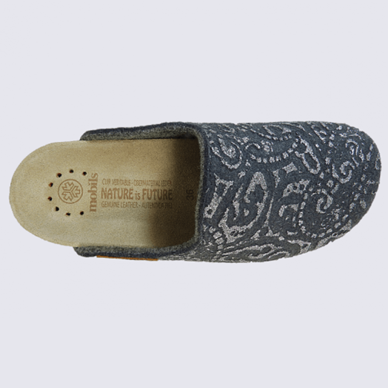 Mules pour femme Mephisto mobils gris