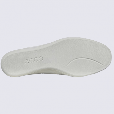 Mocassins Ecco, mocassins élégants pour femme en cuir or