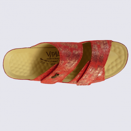 Vital Shoes Mules Femme Talon Compensé 5cm - Boucle Trendy - Sandales D'Éété Confortables - Taille 40