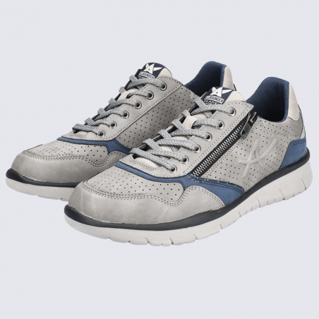 Baskets Allrounder, baskets confortables homme gris/bleu