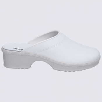 Mules Westland by Josef Seibel, mules confort homme en cuir blanc