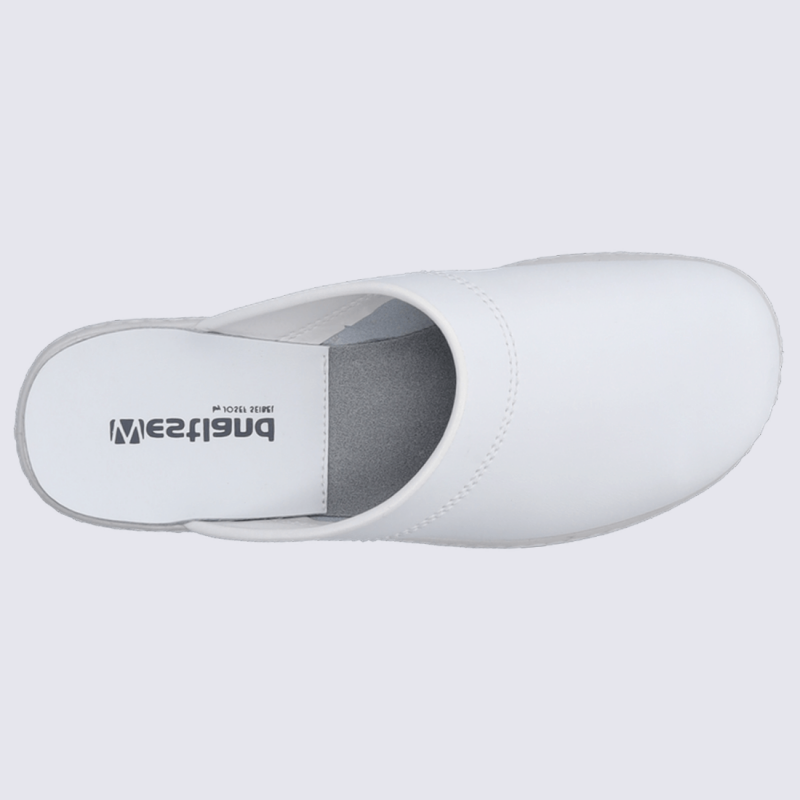 Mules Westland by Josef Seibel, mules confort homme en cuir blanc