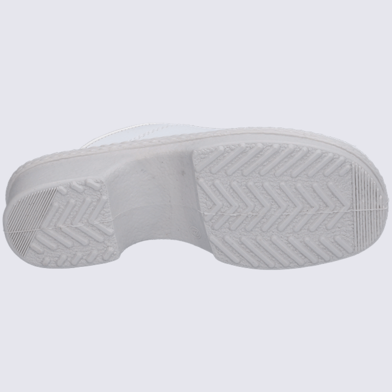 Mules Westland by Josef Seibel, mules confort homme en cuir blanc