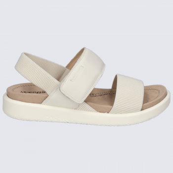 Sandales Westland by Josef Seibel, sandales velcro femme en cuir blanc
