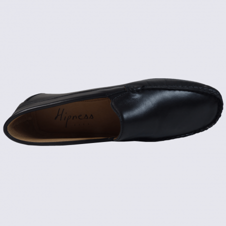 Mocassins Arima, mocassins confortables homme en cuir noir