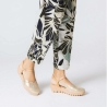 Sandales Wonders, sandales fermées tendances femme en cuir doré Sandales Wonders, sandales fermées tendances femme en cuir doré