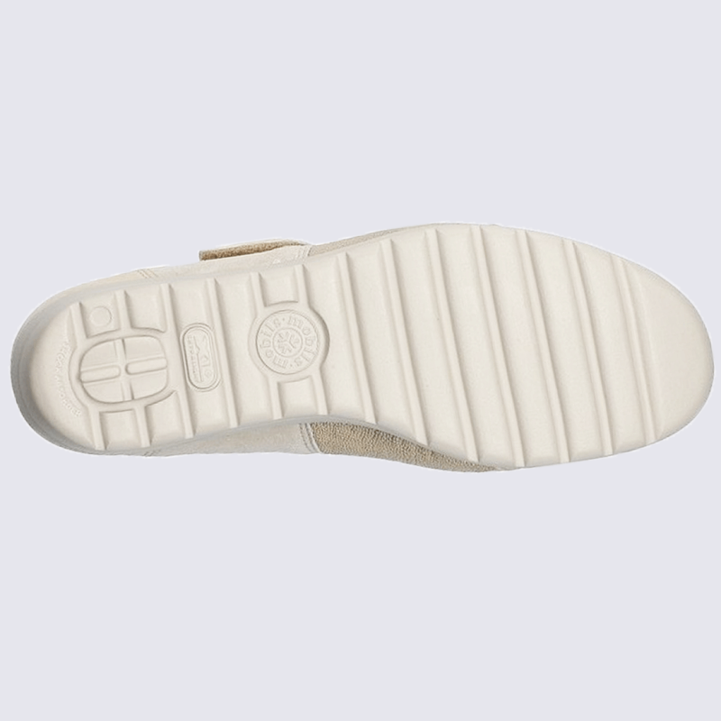 Ballerines Mobils, ballerines à talons femme en cuir beige