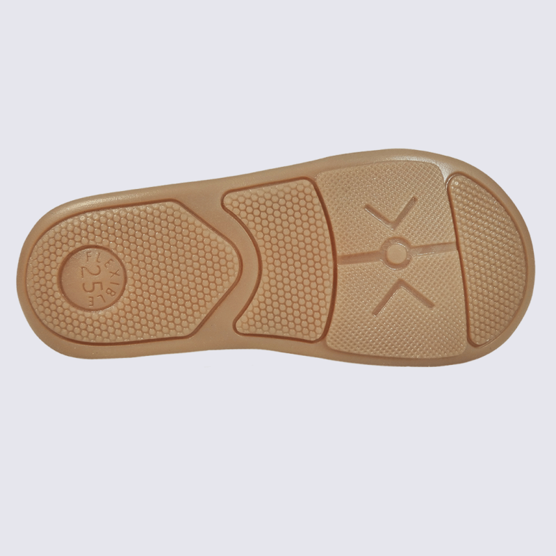 Sandales Bellamy, sandales tropéziennes filles en cuir or rose