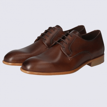 Derby Lloyd, chaussures derby à lacets homme en cuir brun