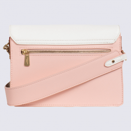 Sac à bandoulière Hexagona, sac à bandoulière ligne Monica femme rose