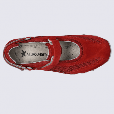 Chaussures Allrounder, chaussures de marche légères femme chili rouge
