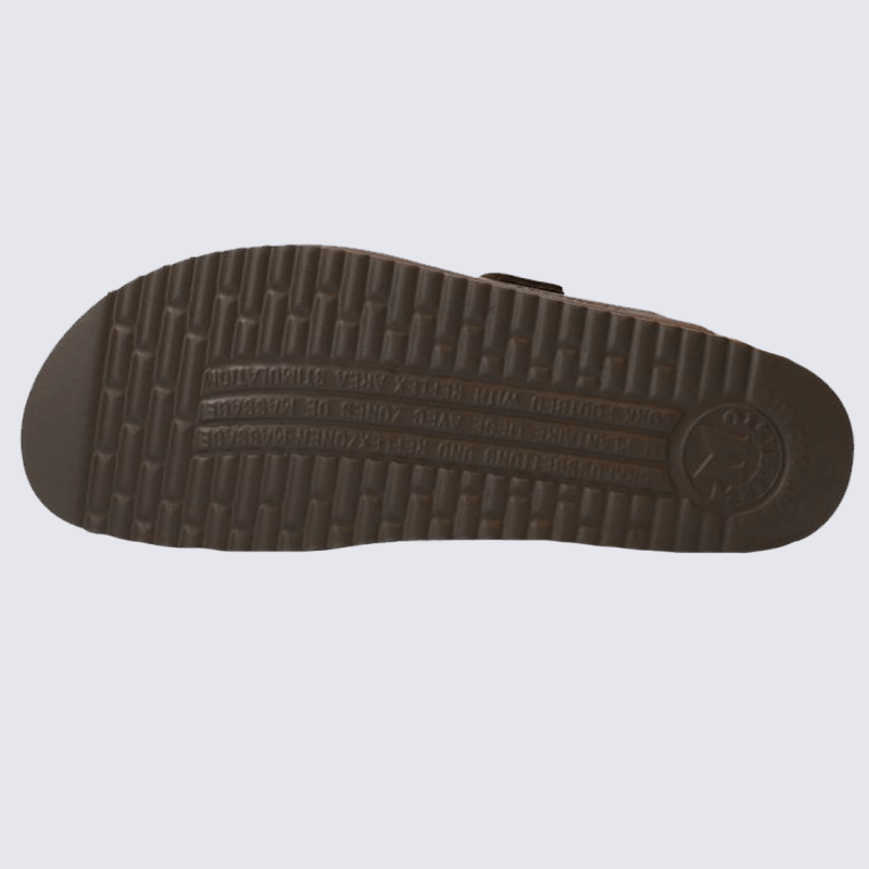 Sandales Mephisto, sandales confortables homme en cuir marron