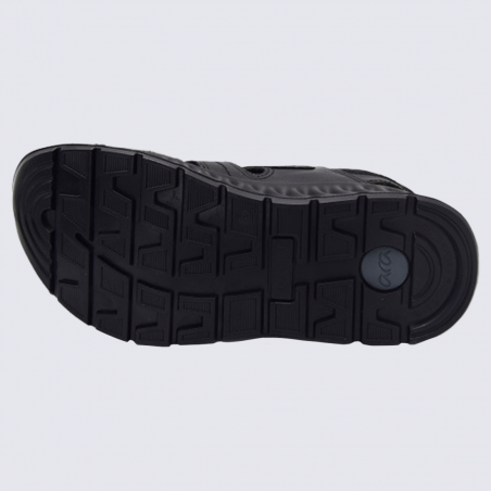 Sandales Ara, sandales confortables homme en cuir noir