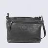 Sac à main Bear, sac porté épaule tendance pour femme en cuir noir Sac à main Bear, sac porté épaule tendance pour femme en cuir noir