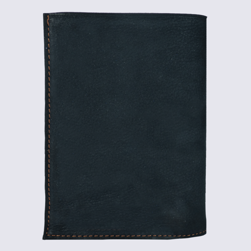 Portefeuille Frandi, portefeuille de haute qualité homme en cuir noir