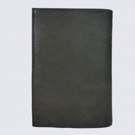 Portefeuille Frandi, portefeuille effet peau de pêche homme en cuir marron Portefeuille Frandi, portefeuille effet peau de pêche homme en cuir marron