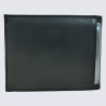 Portefeuille Frandi, petit portefeuille de haute qualité homme en cuir noir