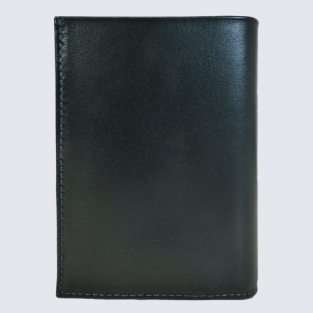 Portefeuille Frandi, portefeuille made in france homme en cuir chic noir