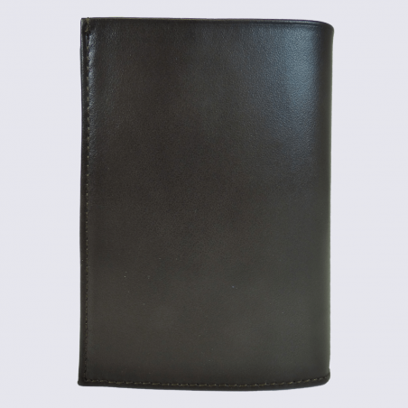 Portefeuille Frandi, portefeuille made in france homme en cuir chic marron