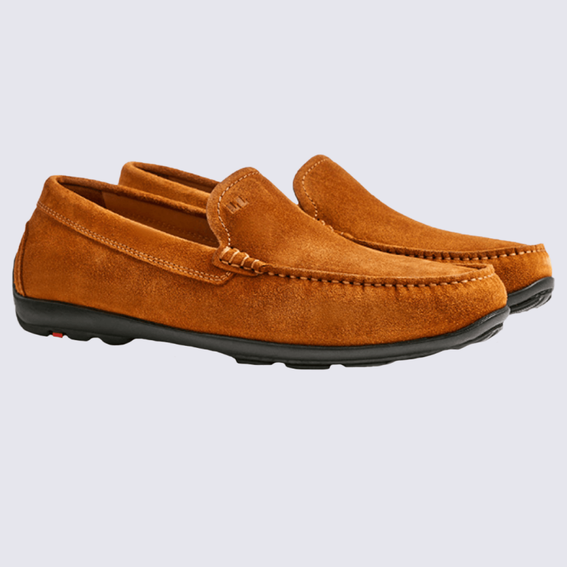 Mocassins Lloyd, mocassins élégants homme en cuir cognac