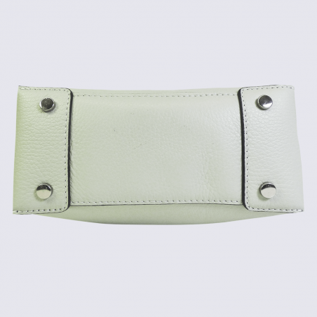 Sac à main Charlotte, sac à main tendance femme en cuir vert pastel