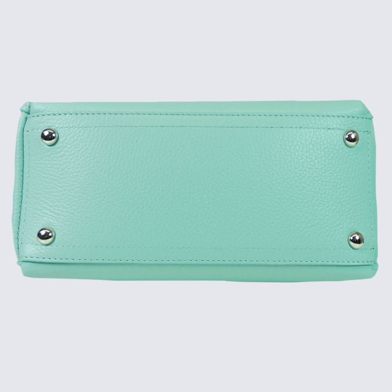 Sac porté épaule Charlotte, sac porté épaule femme en cuir vert