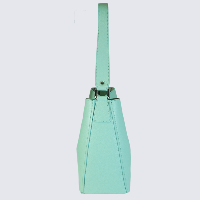 Sac porté épaule Charlotte, sac porté épaule femme en cuir vert