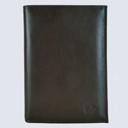 Portefeuille Frandi, portefeuille chic homme en cuir marron