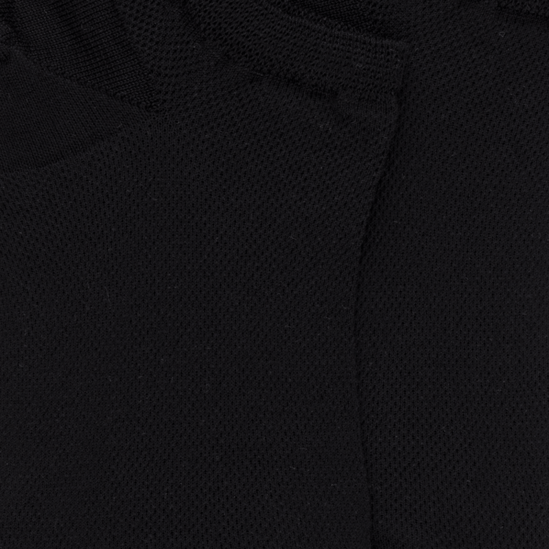Socquettes Doré Doré, socquettes petite resille femme en coton noir