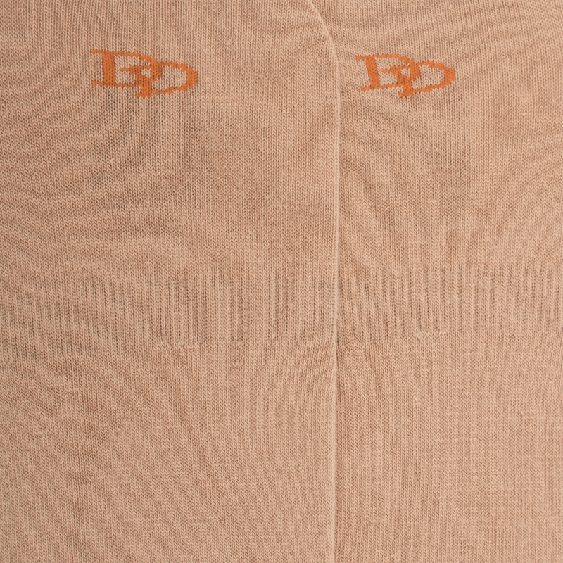 Socquettes Doré Doré, socquettes invisibles homme en coton égyptien beige