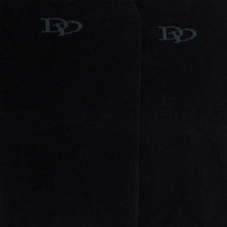 Socquettes Doré Doré, socquettes invisibles homme en coton égyptien noir