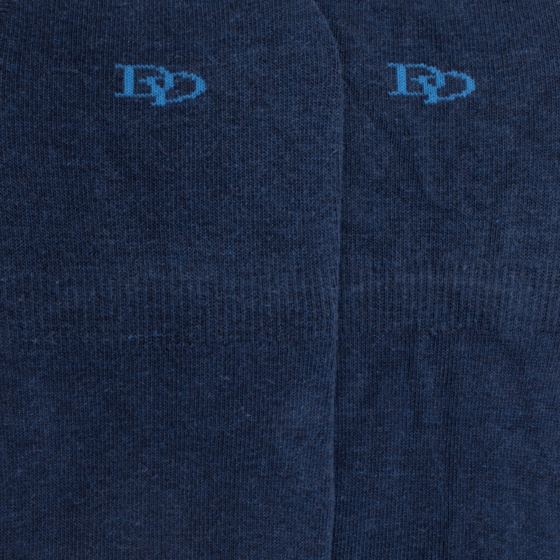 Socquettes Doré Doré, socquettes invisibles homme en coton égyptien bleu