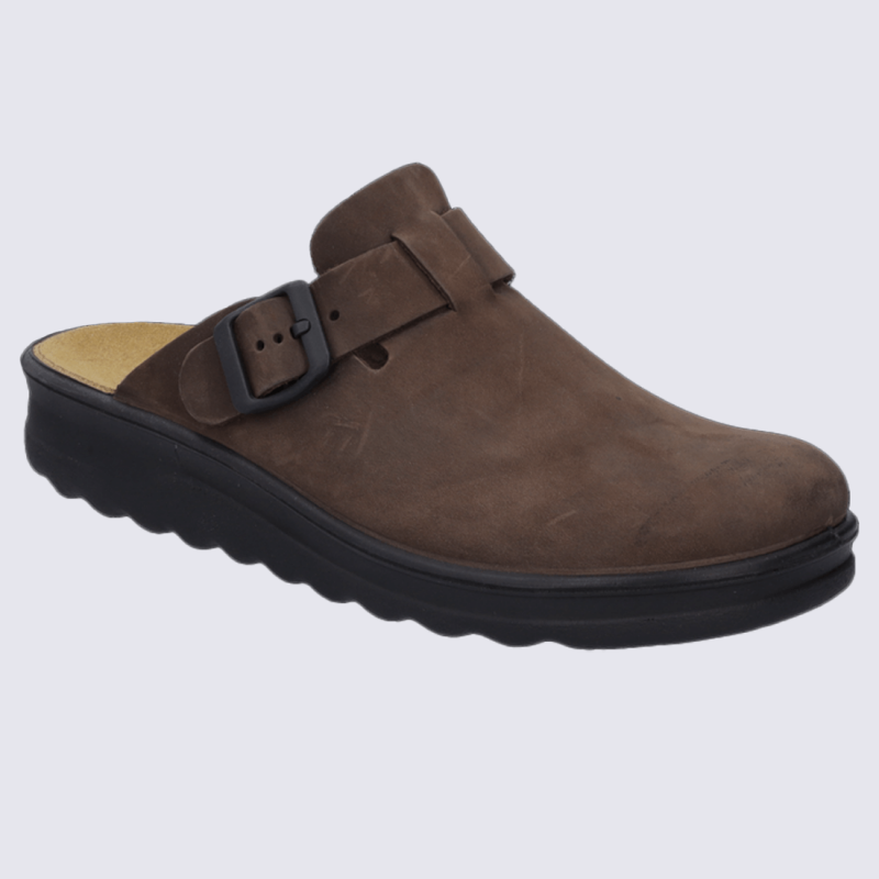 Mules Westland by Josef Seibel, mules confortables homme en cuir marron