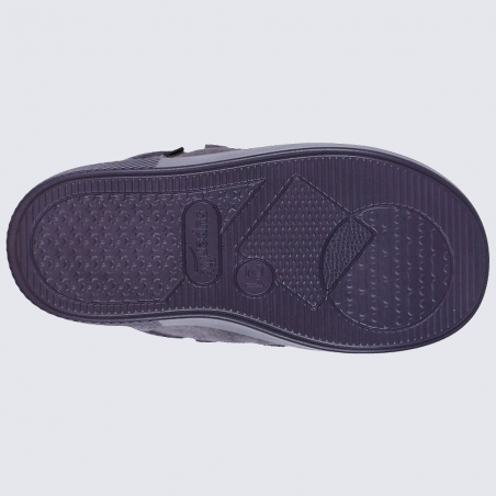 Baskets Superfit, baskets tendances à étoiles filles en cuir nubuck violet