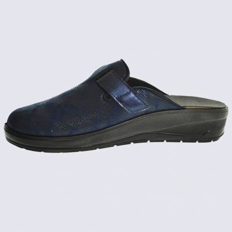 Mules Rohde, mules tendances femme en textile bleu ocean Mules Rohde, mules tendances femme en textile bleu ocean