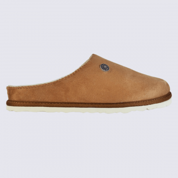 Mules Ara, mules fourrées d'hiver pour femme camel