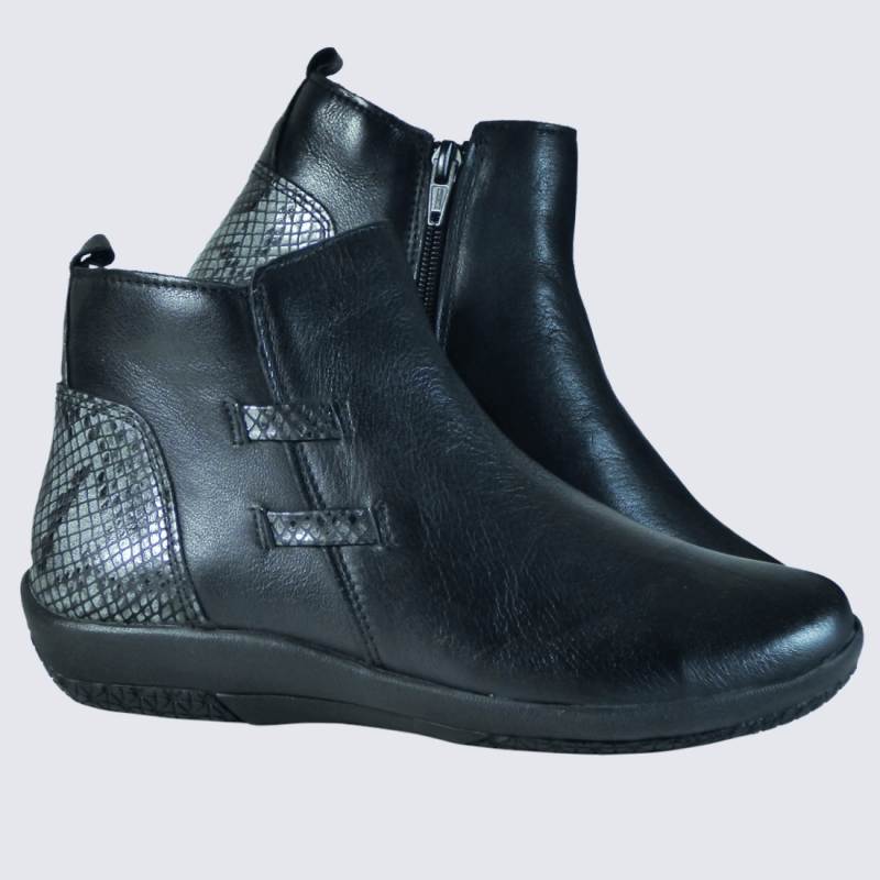 Bottines plates serpent 2025