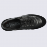 Baskets Mobils, baskets motif leopard femme en cuir noir Baskets Mobils, baskets motif leopard femme en cuir noir