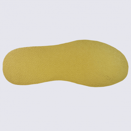 Chaussons Semelflex, chaussons charentaises chaudes homme jaune/bleu