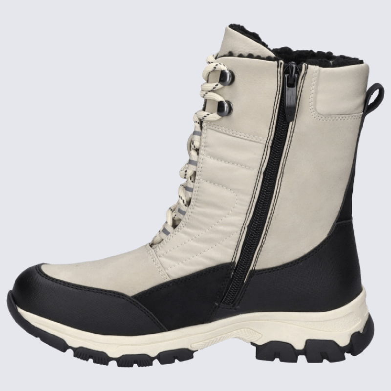 Bottes de neige cuir femme hot sale