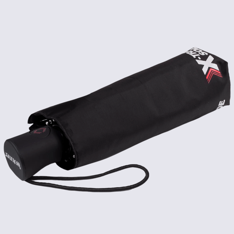 Parapluie compact Isotoner X-tra solide automatique et deperlant noir