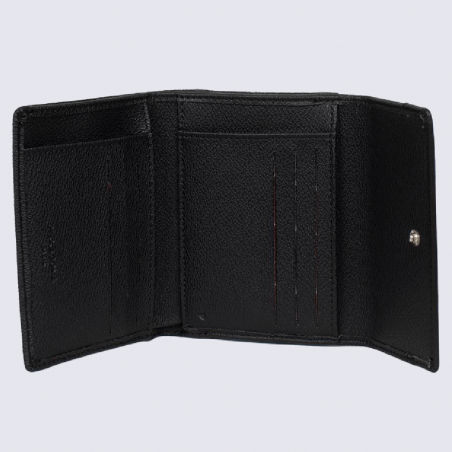 Portefeuille Hexagona, portefeuille 1 volet stop RFID femme noir