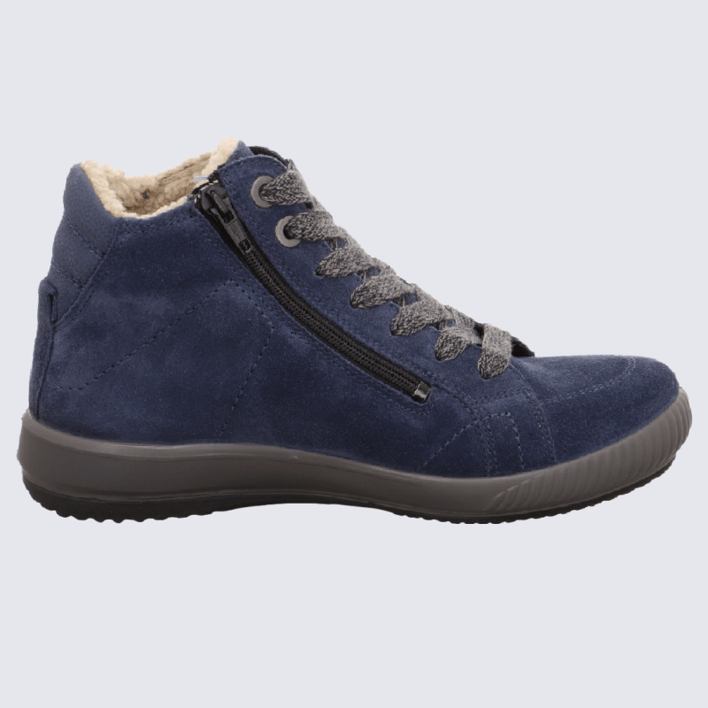 Baskets montantes Legero baskets montantes Gore Tex femme en cuir bleu