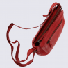 Sac à bandoulière Bear, petit sac à bandoulière femme en cuir rouge