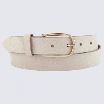 Ceinture Bernd Götz, ceinture tendance femme en cuir sable