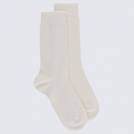 Chaussettes Doré Doré, chaussettes femme en laine Angora blanc