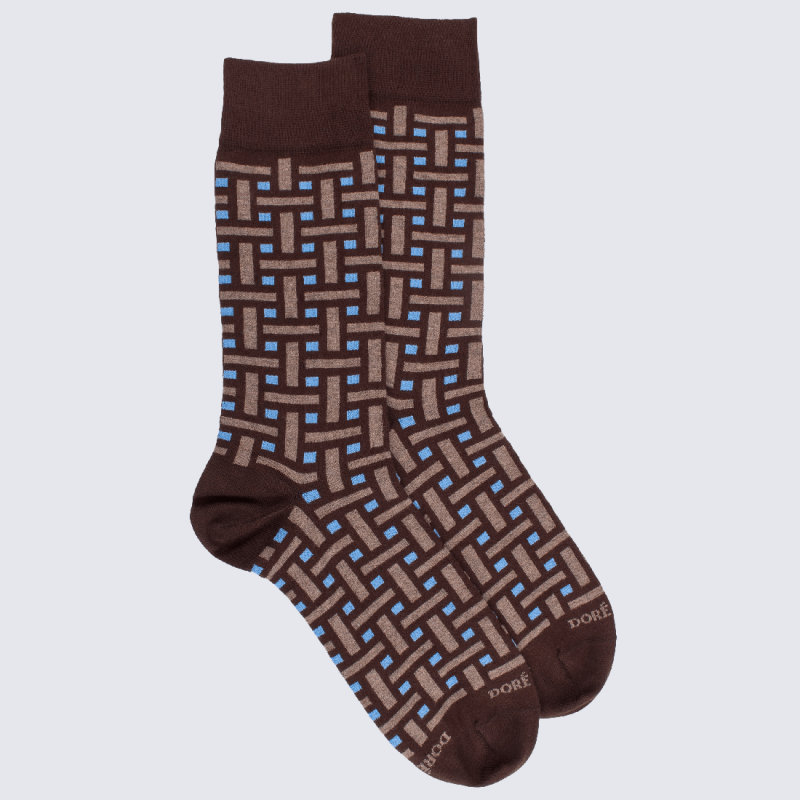 Chaussettes carreaux on sale homme