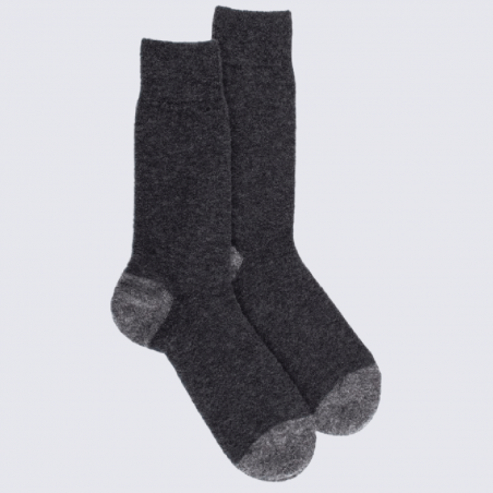 Chaussettes Doré Doré, chaussettes en laine polaire homme anthracite/oxford